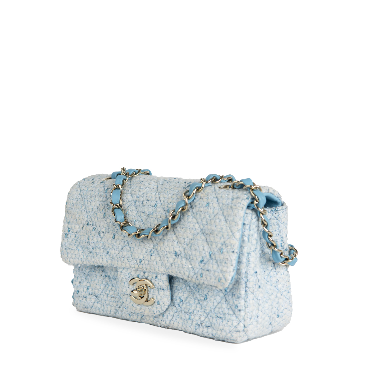 Chanel Classic Mini · Tweed — view 3