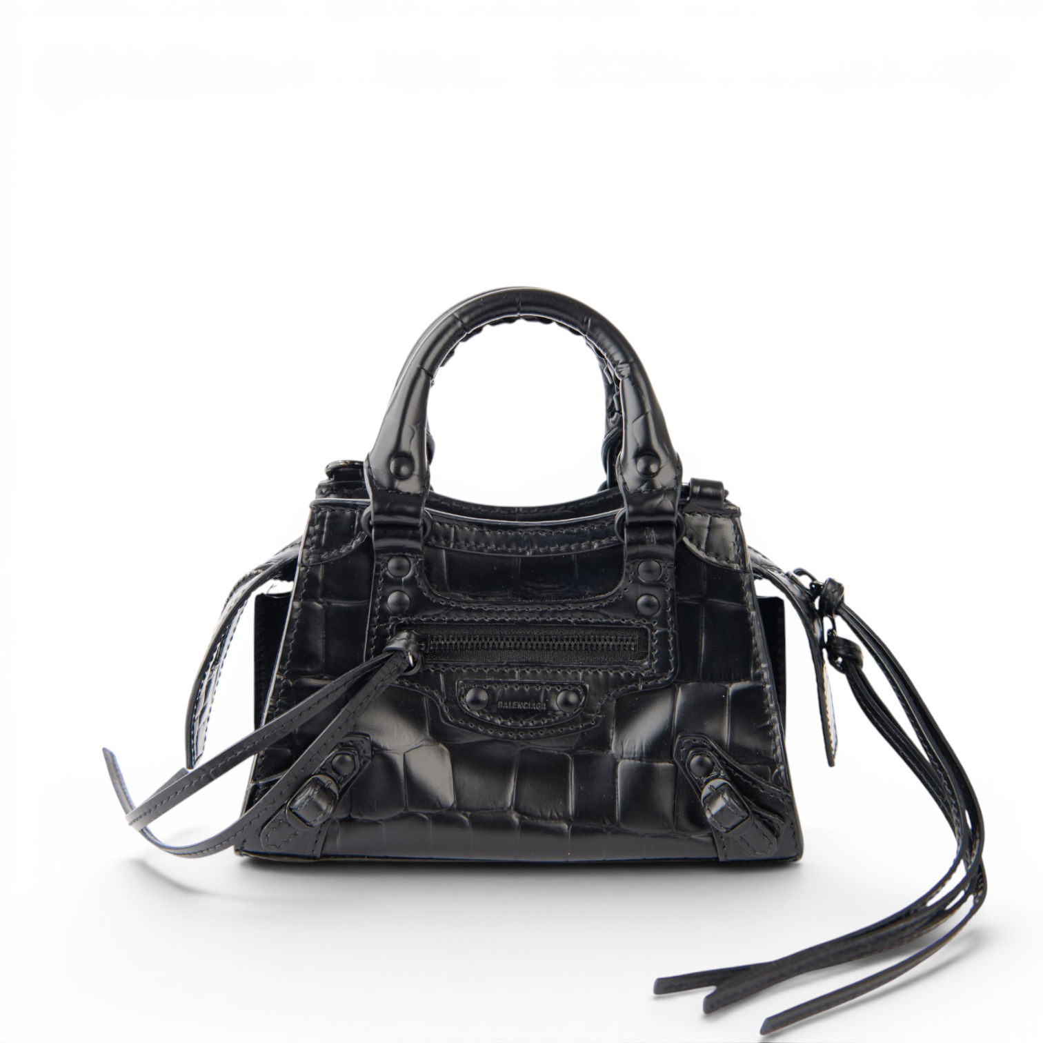 Balenciaga Embossed Leather Neo Classic Mini
