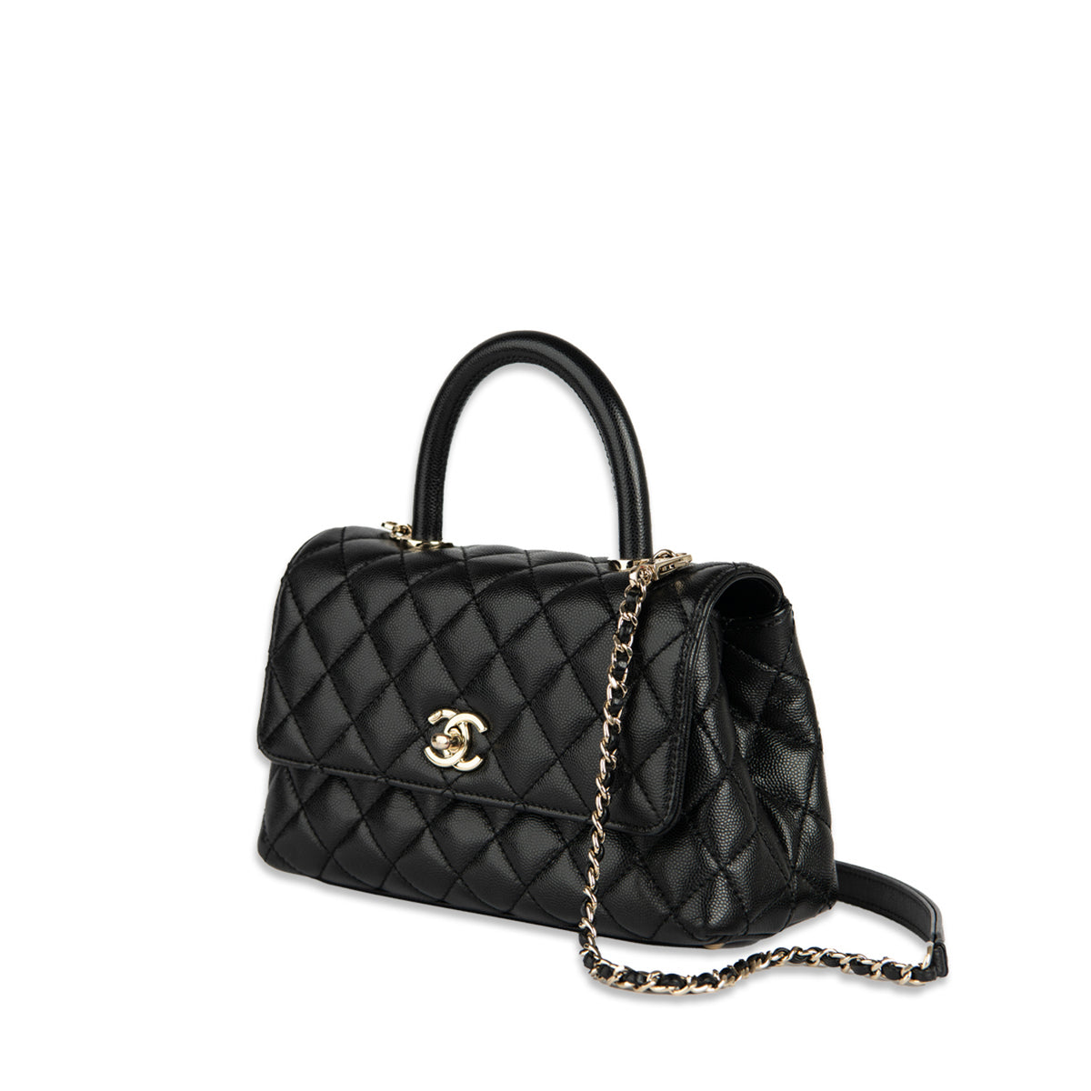 Chanel Coco Handle Bag - Caviar — view 3